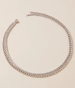 Accessories | BKE 2 Pack Mixed 18" & 19" Necklace Set Silver