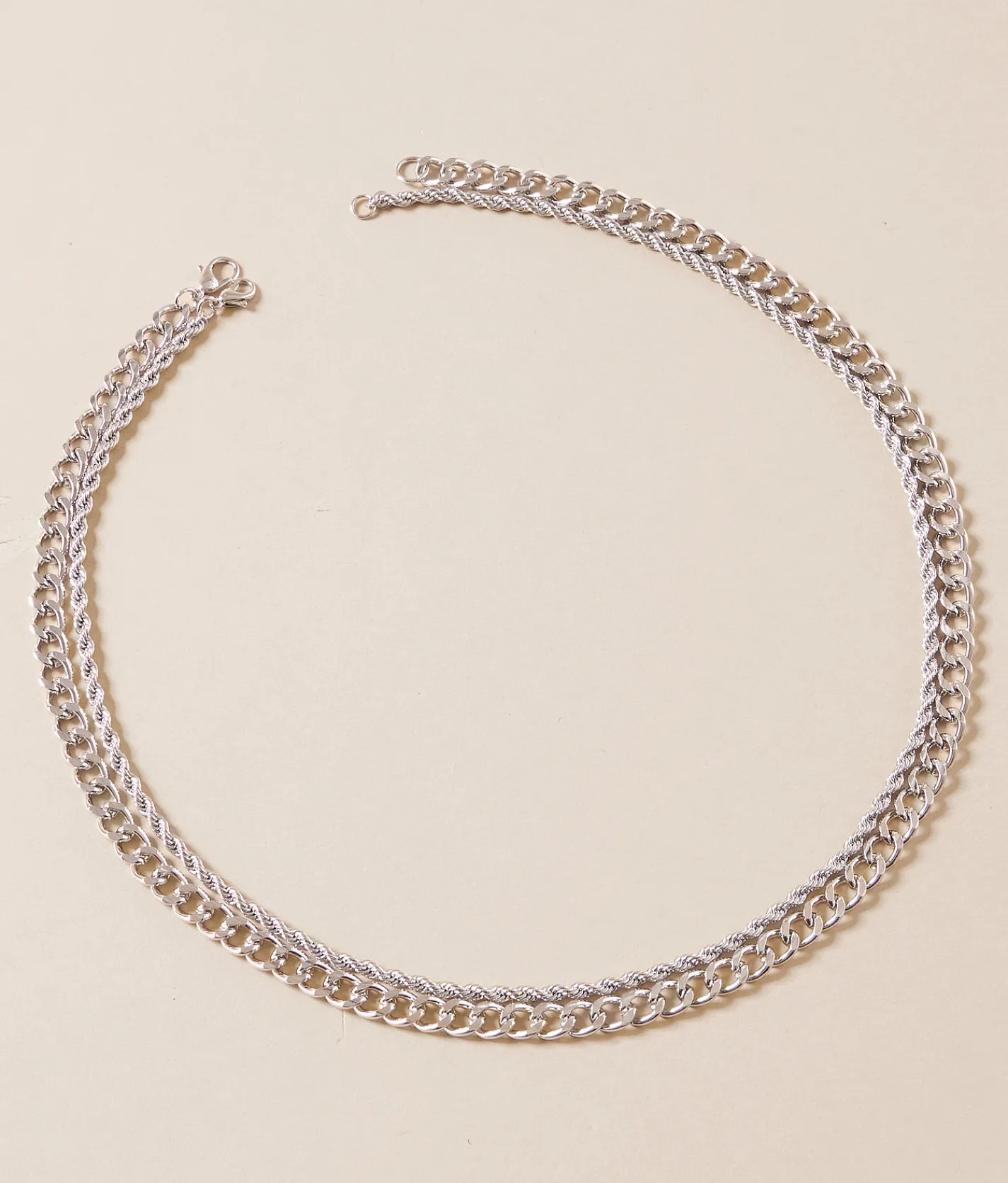 Accessories | BKE 2 Pack Mixed 18" & 19" Necklace Set Silver