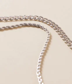 Accessories | BKE 2 Pack Mixed 18" & 19" Necklace Set Silver