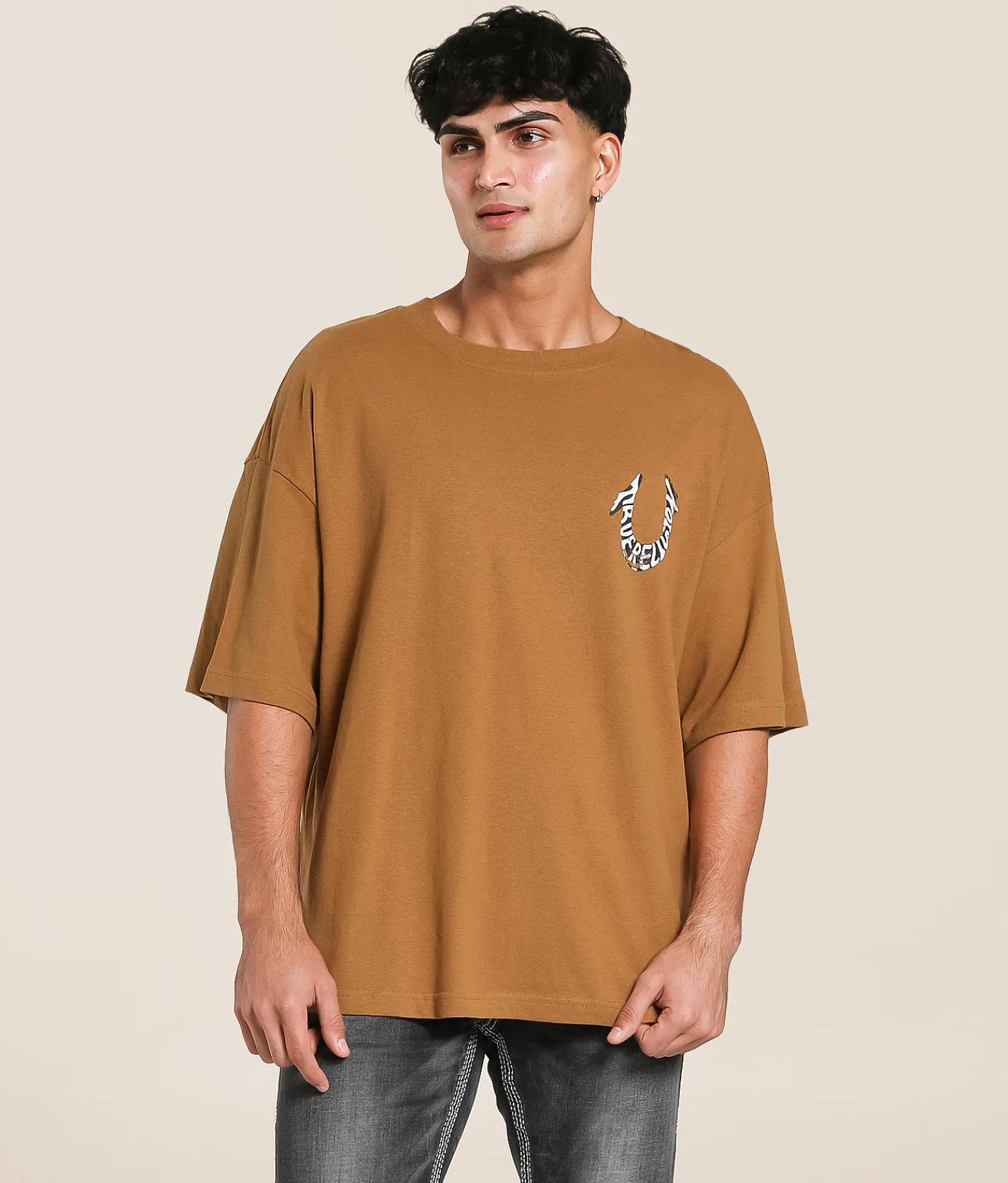 Graphic T-Shirts | True Religion Painted Oversized T-Shirt Chipmunk