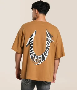 Graphic T-Shirts | True Religion Painted Oversized T-Shirt Chipmunk