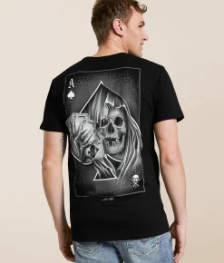 Tops|Graphic T-Shirts | Sullen Pala De La Muerte T-Shirt Jet Black