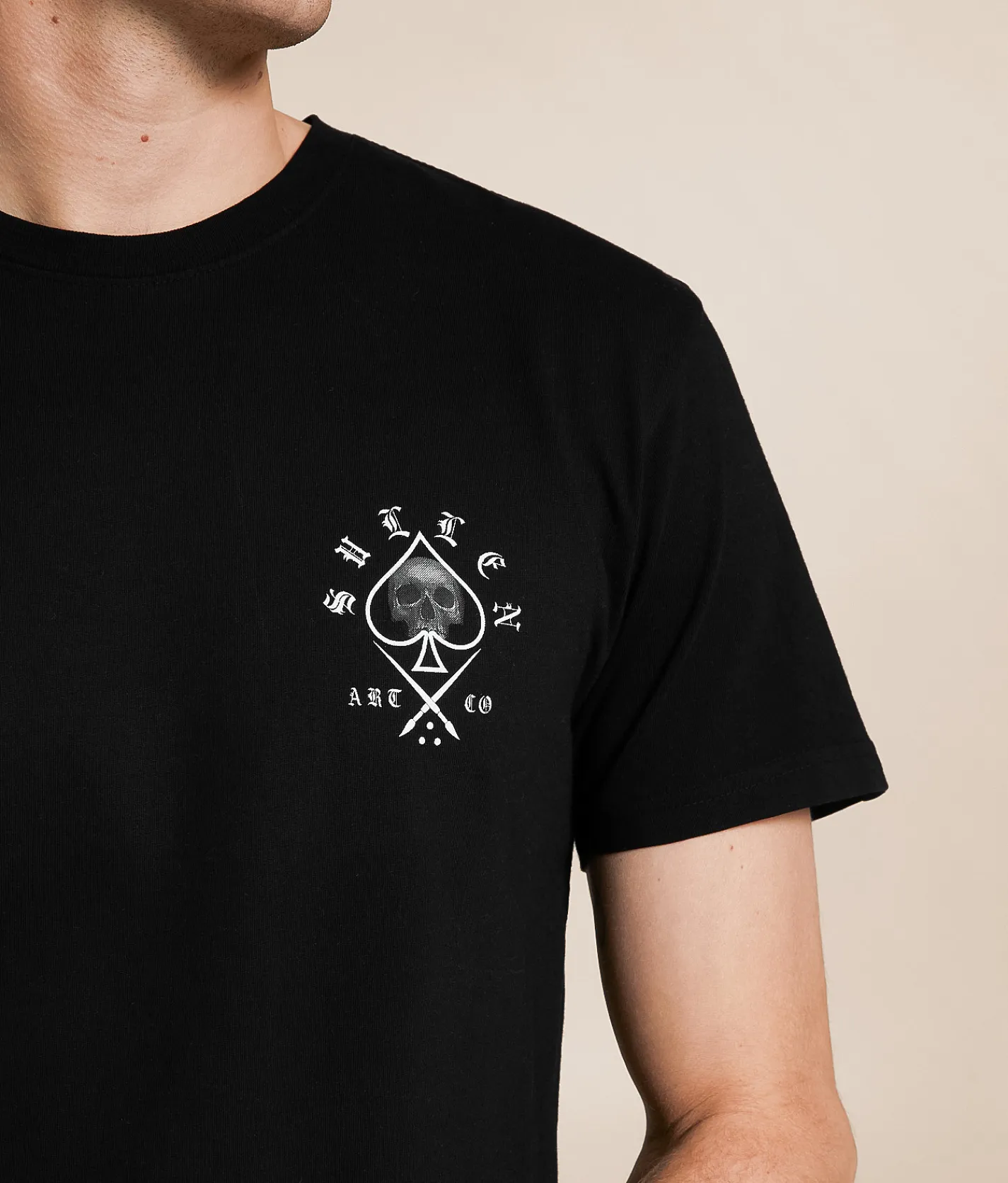 Tops|Graphic T-Shirts | Sullen Pala De La Muerte T-Shirt Jet Black