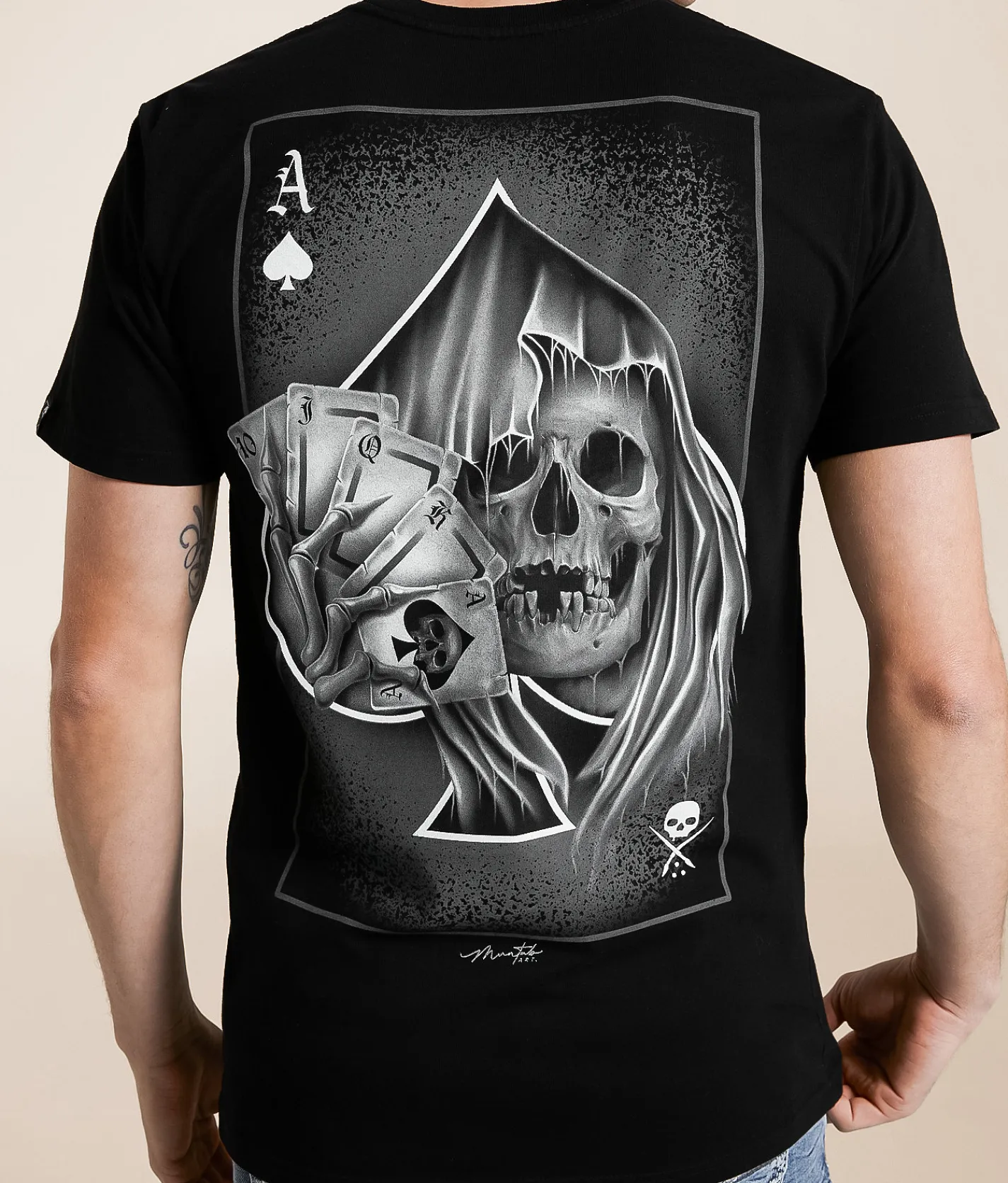 Tops|Graphic T-Shirts | Sullen Pala De La Muerte T-Shirt Jet Black