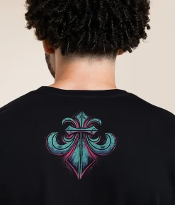 Tops|Graphic T-Shirts | Affliction Pale Sky T-Shirt Black