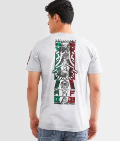 American Fighter Palmas T-Shirt White Multi Best