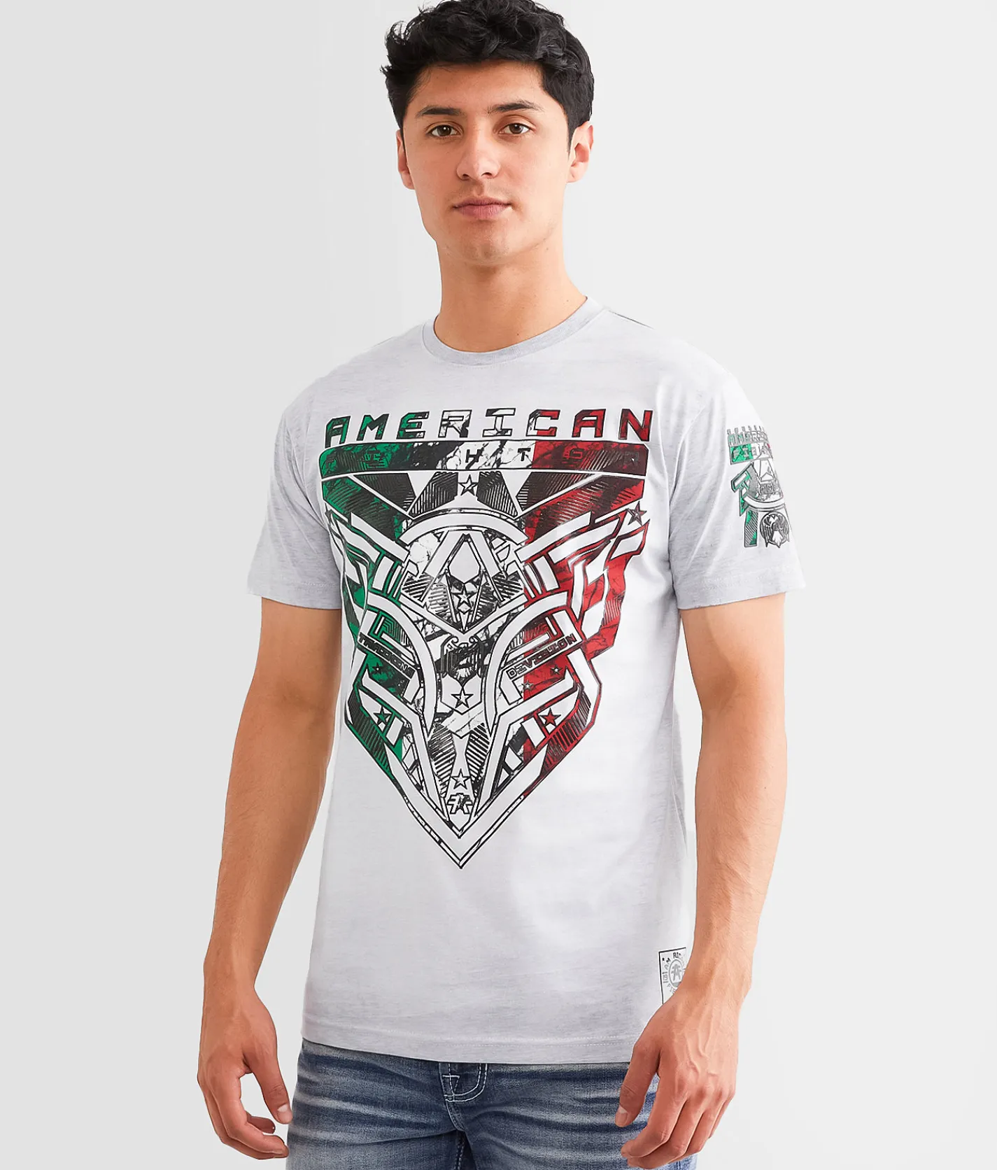 American Fighter Palmas T-Shirt White Multi Best