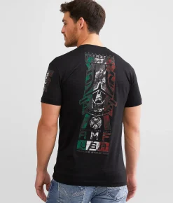 American Fighter Palmas T-Shirt Pitch Black Clearance