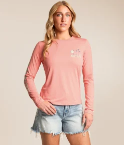 Salt Life Palmline Performance T-Shirt Flamingo Heather Sale