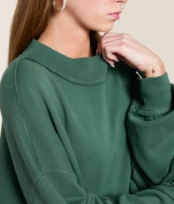 Tops | Free People Palm Springs Oversized Pullover Banana Cream