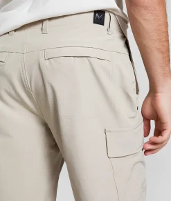 Maven Co-op Panoramic Cargo Stretch Short Dark Tan Light Tan Hot