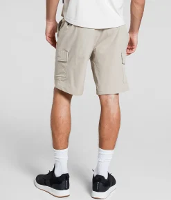Maven Co-op Panoramic Cargo Stretch Short Dark Tan Light Tan Hot