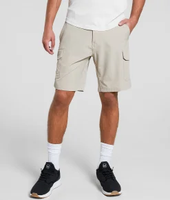 Maven Co-op Panoramic Cargo Stretch Short Dark Tan Light Tan Hot