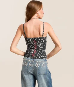 Tops | Ed Hardy Panther Tank Top Black Leopard