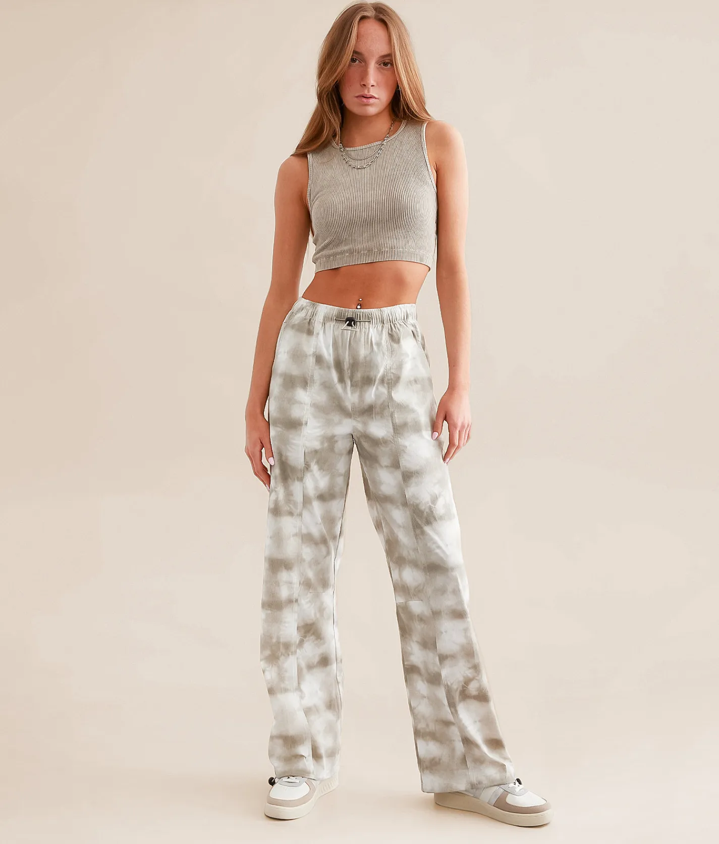 Bottoms | Gilded Intent Parachute Pant Marble Camo