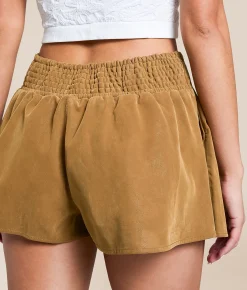 Free People Paradise Found Skort Caramel Cafe Online