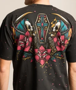 Affliction Paradise Lost T-Shirt Lamp Black Best