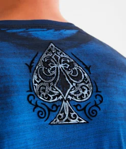 Graphic T-Shirts | Affliction Paramount T-Shirt Sapphire Blue