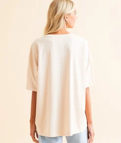 Modish Rebel Parisian Rose Skull T-Shirt Silver Peony Best