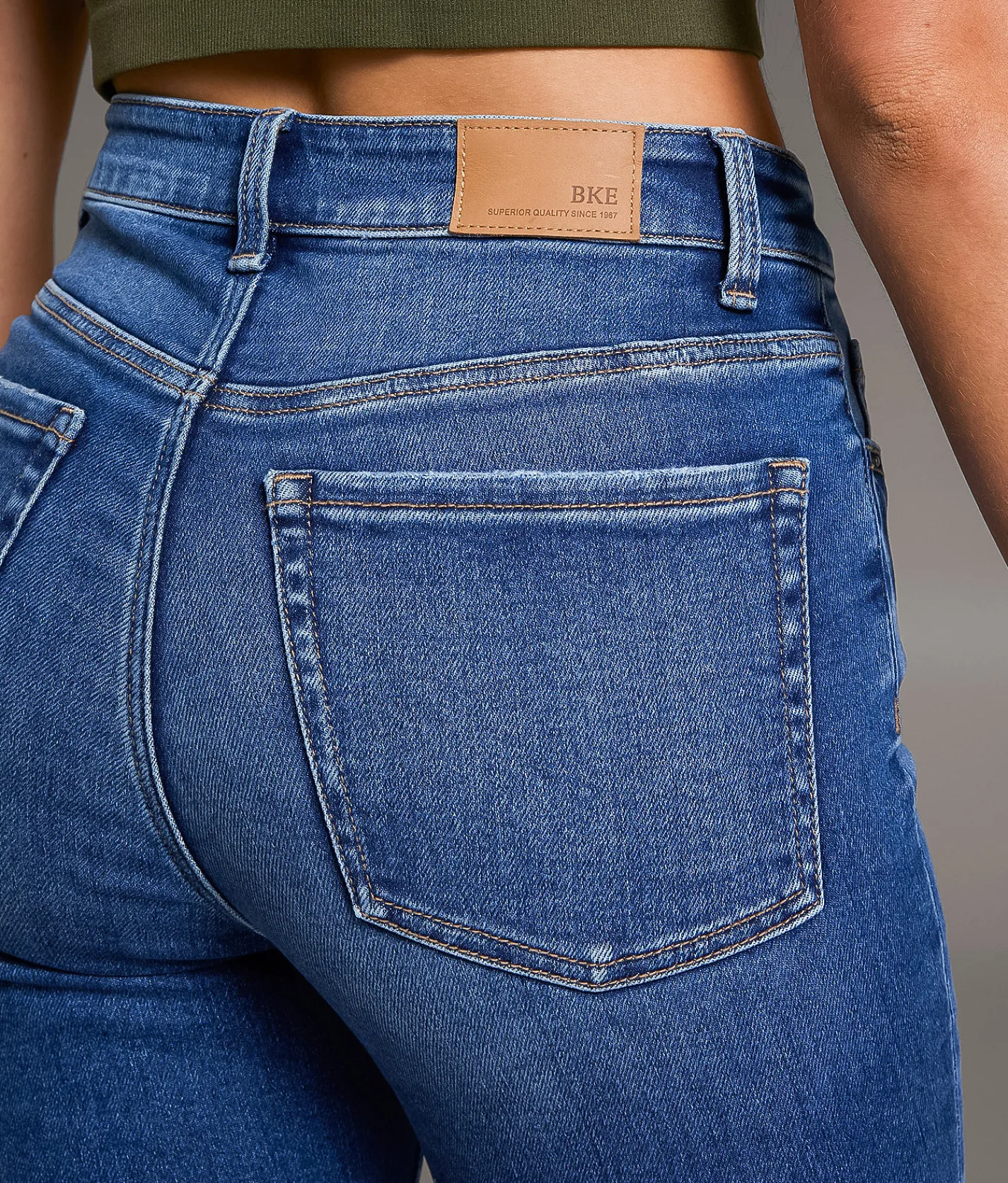 BKE Parker Ankle Skinny Stretch Jean Hodekins Outlet