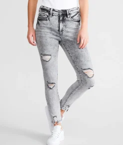 BKE Parker Ankle Skinny Stretch Jean Grey Clearance