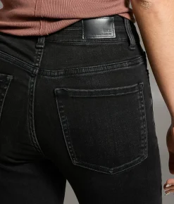 BKE Parker Ankle Skinny Stretch Jean Washed Black New