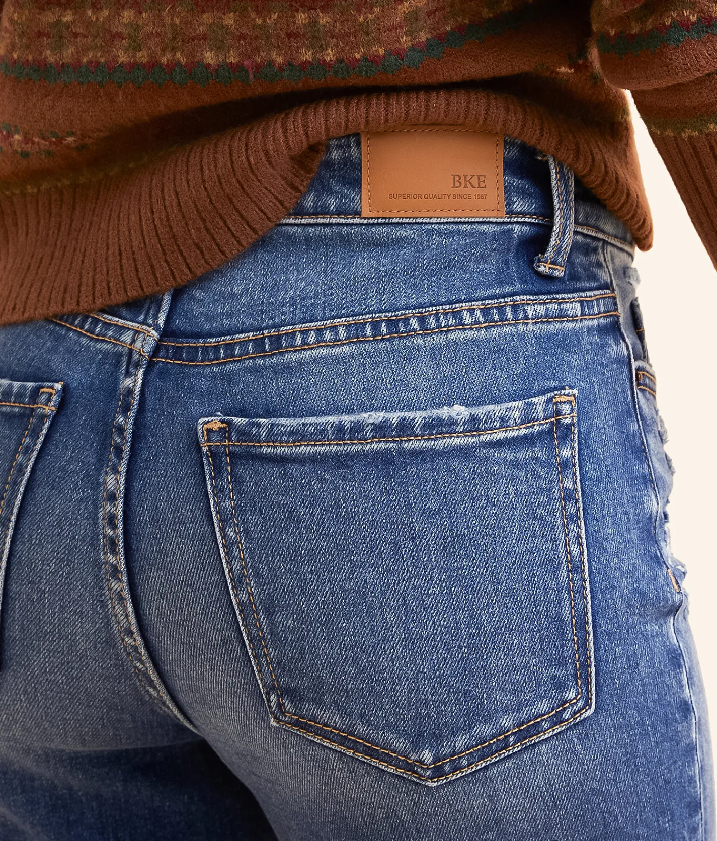 Jeans|Bottoms | BKE Parker Classic Straight Stretch Jean Swan