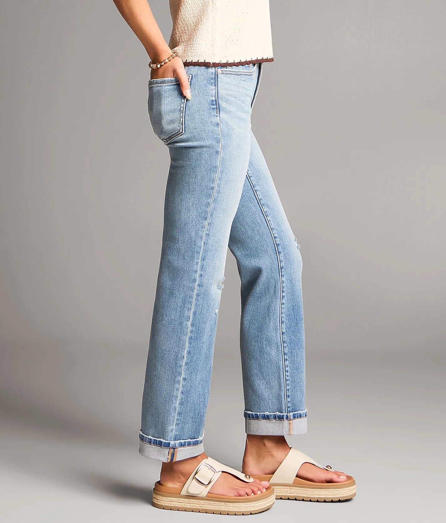 Jeans|Bke Jeans | BKE Parker Cropped Straight Stretch Jean Kriner
