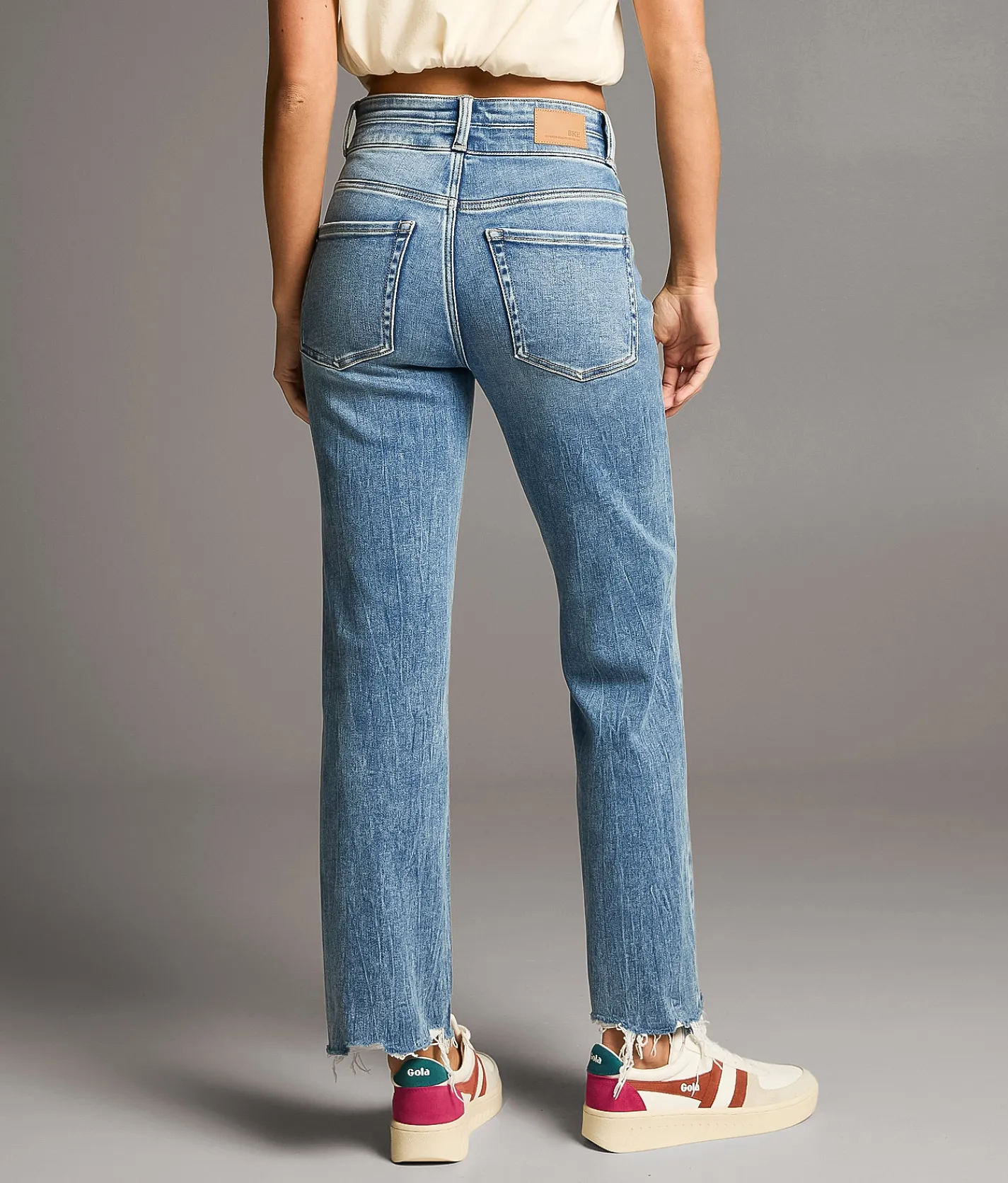 Jeans|Bottoms | BKE Parker Cropped Straight Stretch Jean Winkle 4