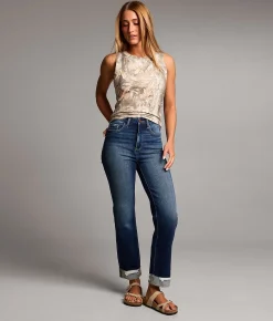 Jeans|New Jeans | BKE Parker Cropped Straight Stretch Jean Folmer 12