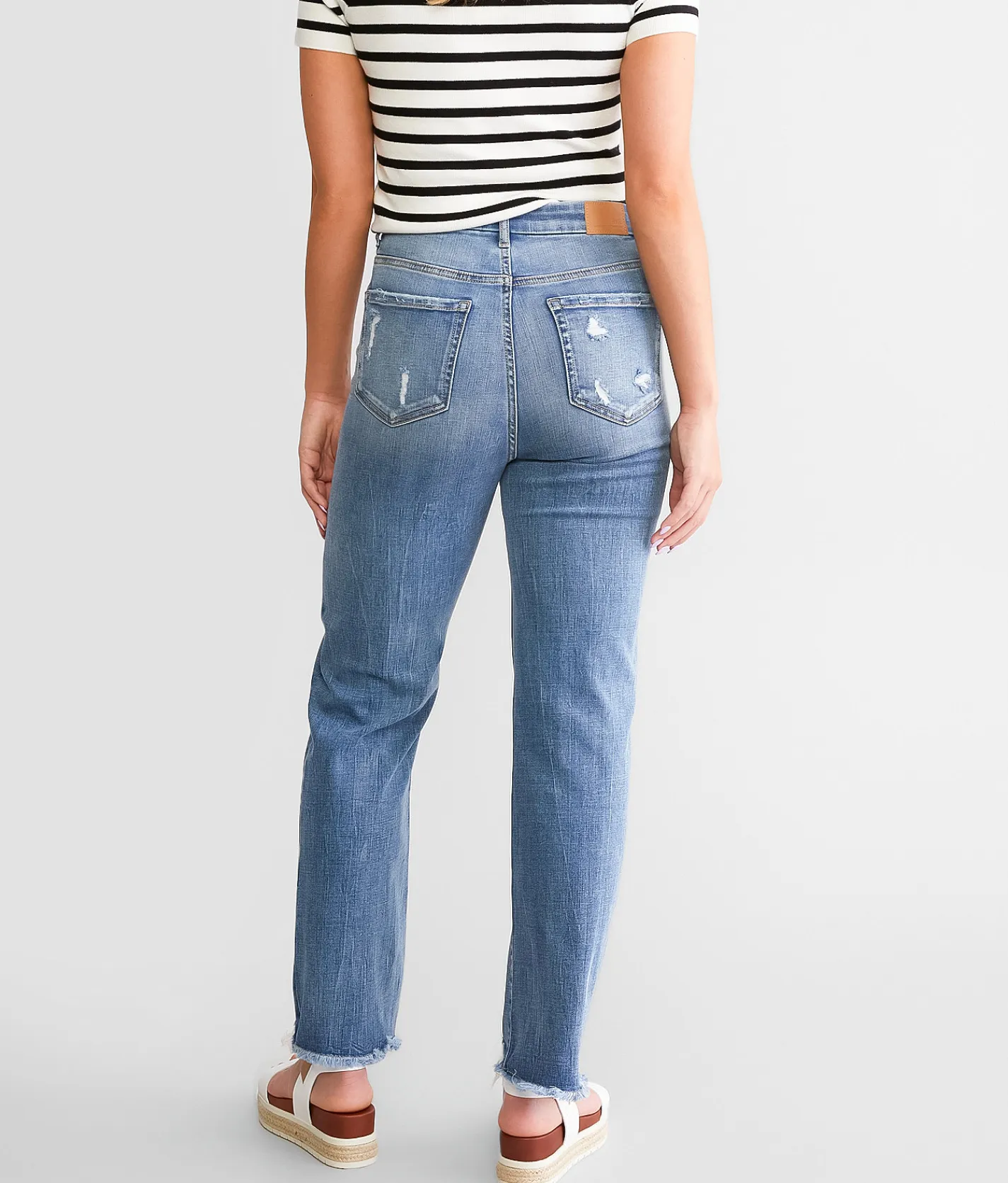 Jeans|Bottoms | BKE Parker Cropped Straight Stretch Jean Yanez