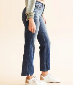 Jeans|Bottoms | BKE Parker Cropped Straight Stretch Jean Mintle 5