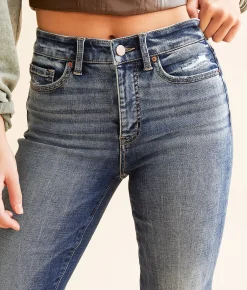 Jeans|Bottoms | BKE Parker Cropped Straight Stretch Jean Mintle 5