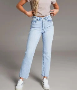 BKE Parker Cropped Straight Stretch Jean Kerker Outlet