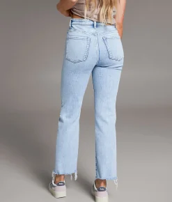 BKE Parker Cropped Straight Stretch Jean Kerker Outlet