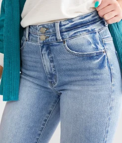 BKE Parker Cropped Straight Stretch Jean Bick Best
