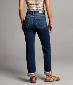 BKE Parker Cropped Straight Stretch Jean Folmer 12 Clearance