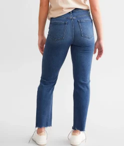 BKE Parker Cropped Straight Stretch Jean Grider Clearance