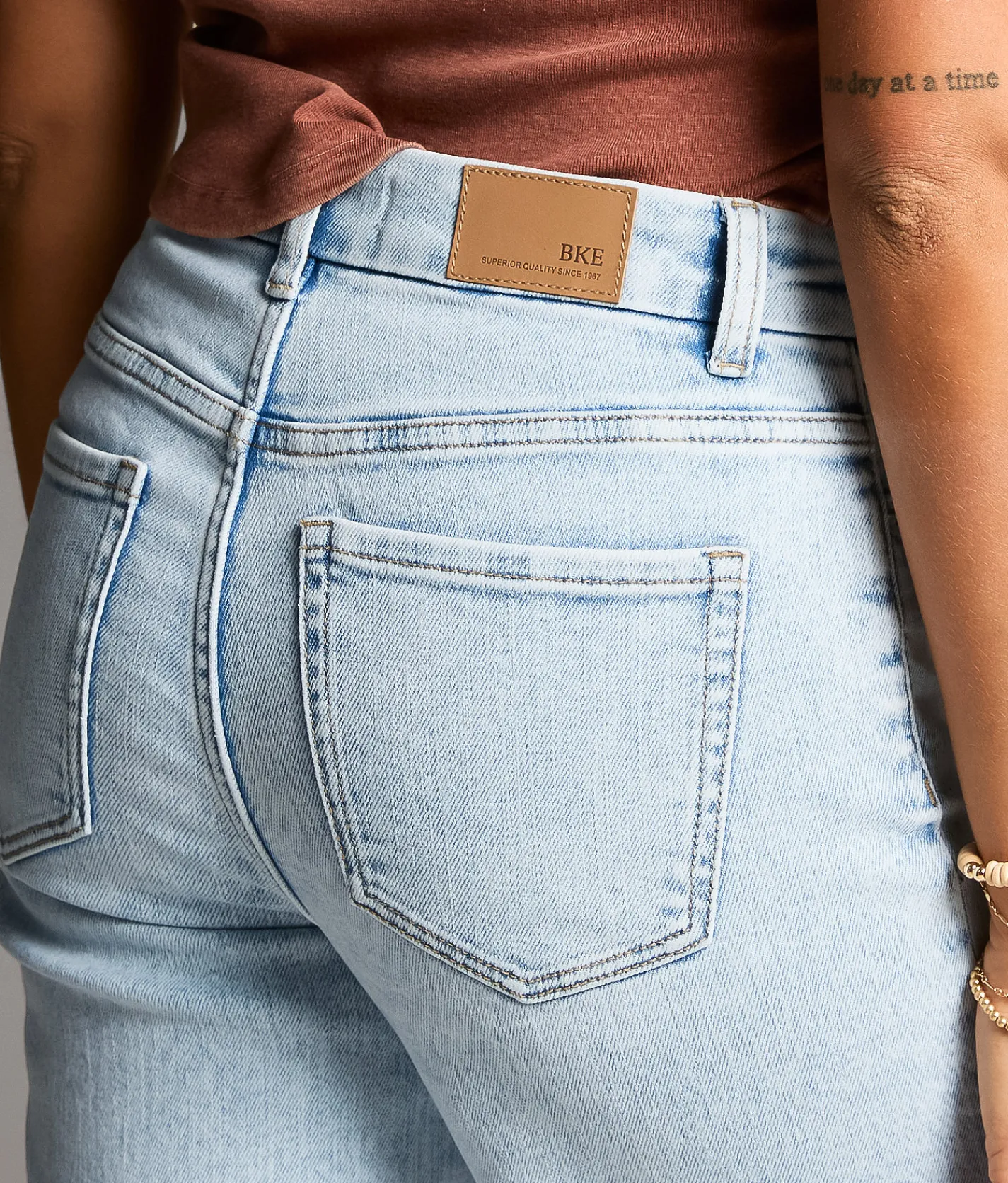 Jeans|Bke Jeans | BKE Parker Cropped Wide Leg Cuffed Stretch Jean Kerker 9