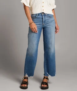 Jeans|Bottoms | BKE Parker Cropped Wide Leg Stretch Jean Thacker