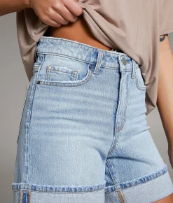 Bottoms|Shorts | BKE Parker Cuffed Stretch Short Smalley
