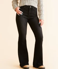 Jeans|Bottoms | BKE Parker Flare Stretch Jean Washed Black