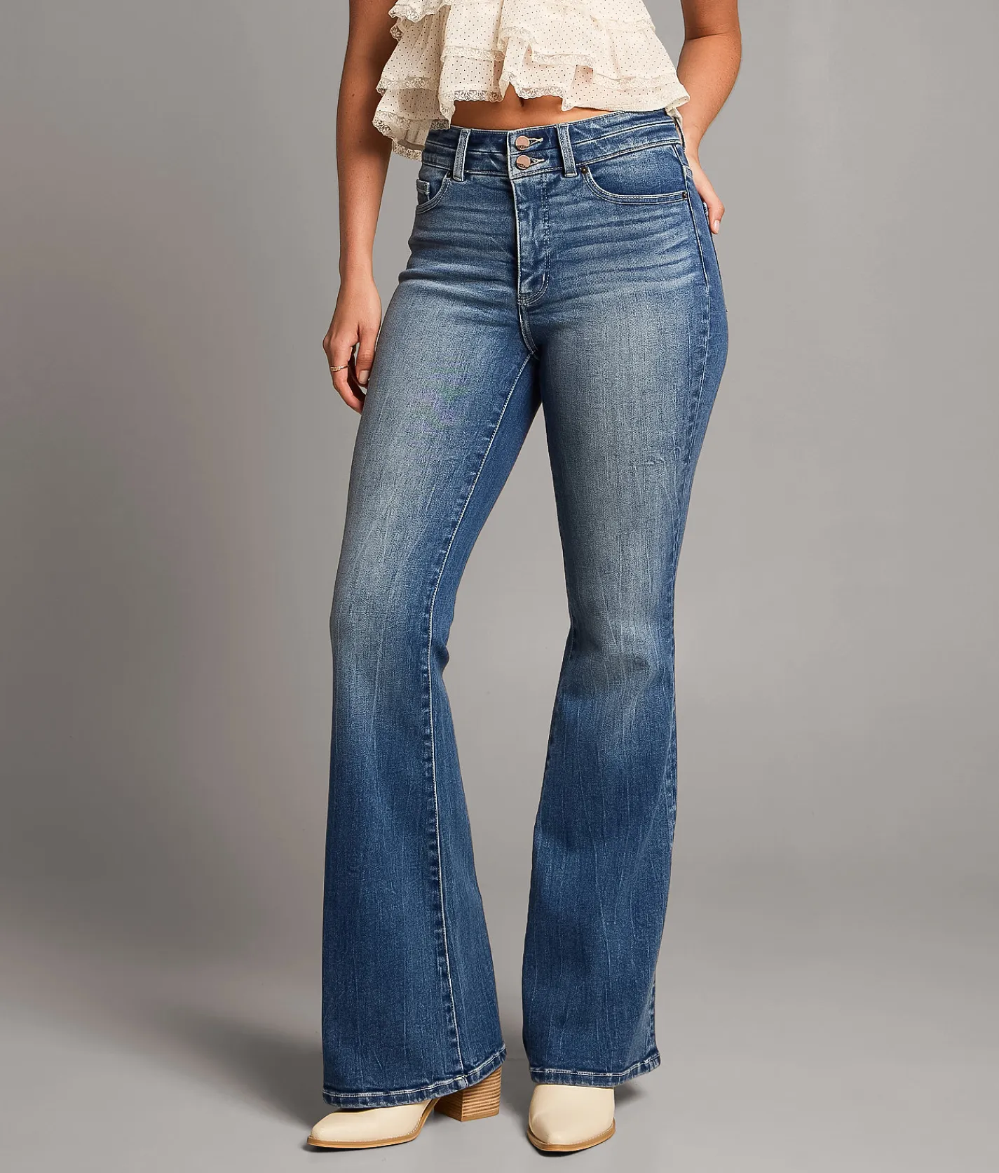 Jeans|Bottoms | BKE Parker Flare Stretch Jean Cuellar 3