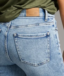 BKE Parker Straight Stretch Cuffed Jean Lansford Best