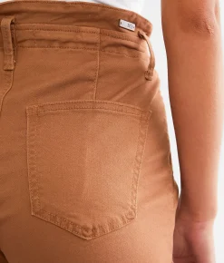 BKE Parker Stretch Short Pecan Brown Hot