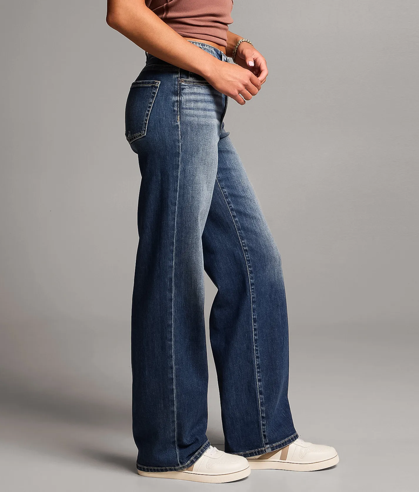 BKE Parker Wide Leg Stretch Jean Kacar 2 Discount