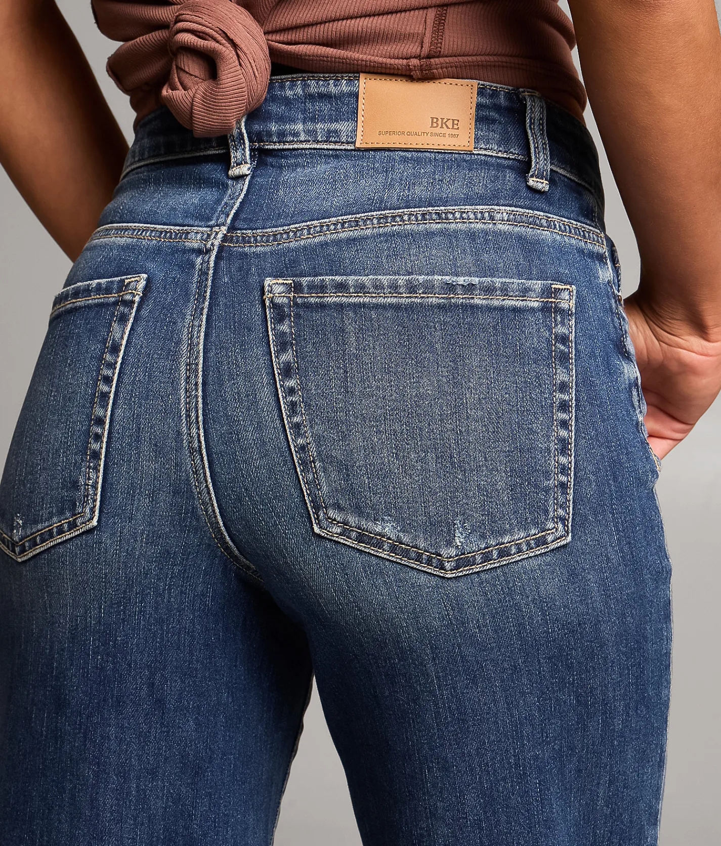 Bottoms | BKE Parker Wide Leg Stretch Jean Kacar 2