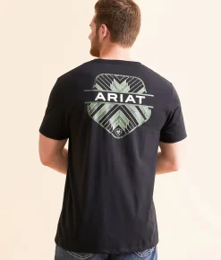 Graphic T-Shirts | Ariat Parks Sign T-Shirt Black
