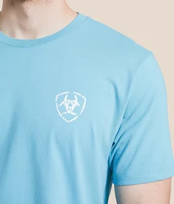 Graphic T-Shirts | Ariat Parks Sign T-Shirt Reef Waters