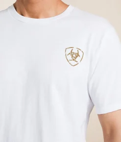 Ariat Parks Sign T-Shirt White Discount